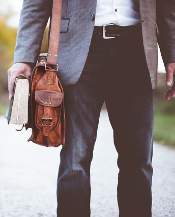 man with briefcase